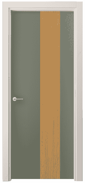 Дверь межкомнатная 4225 СТОВ. Цвет Софт-тач оливковый. Материал Полипропилен. Коллекция Freedom. Картинка.