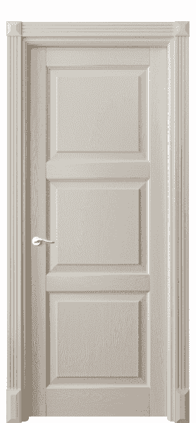 Дверь межкомнатная 0731 ДСБЖ. Цвет Дуб светло-бежевый. Материал Массив дуба эмаль. Коллекция Lignum. Картинка.