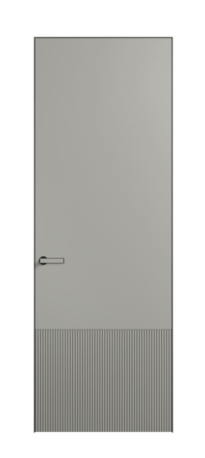 Дверь межкомнатная Velvet АКП 8202 Матовый нейтральный серый. Скрытый короб Черный Цена 72080 . Фабрика дверей Волховец 8 (800) 551 43 19 Межкомнатная дверь Velvet АКП 8202 Матовый нейтральный серый. Цена 72080 | Volhovec