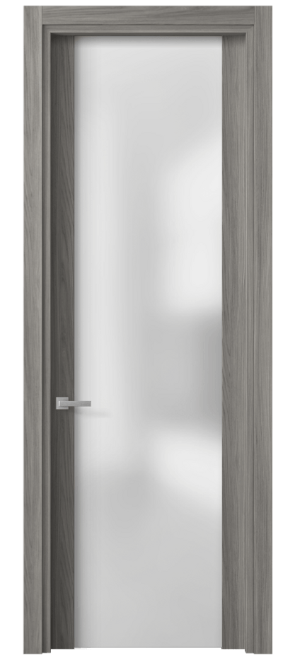 Межкомнатная дверь Planum 4114 Имбирный ясень Сатинированное стекло Цена 43780 ₽ | Volhovec