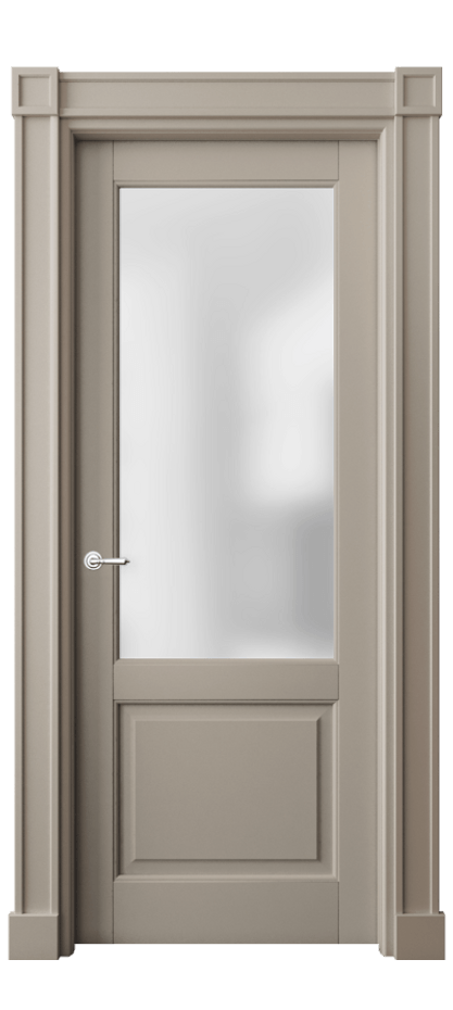 Межкомнатная дверь Toscana Plano 6302 Бук бисквитный Сатинированное стекло Цена 107780 ₽ | Volhovec