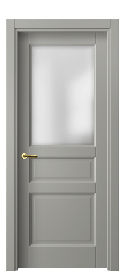 Межкомнатная дверь Галант 1432 Матовый нейтральный серый Сатинированное стекло Цена 47600 ₽ | Volhovec
