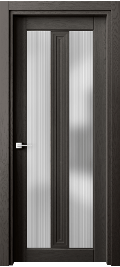 Дверь межкомнатная Ego 6122 Дуб антрацит Сатинированное стекло "Дождь" Гладкий наличник Ego ДАН Цена 134860 ₽ Наличники уже входят в базовый комплект. Фабрика дверей Волховец 8 (800) 551 43 19 Межкомнатная дверь Ego 6122 Дуб антрацит Сатинированное стекло "Дождь" Цена 134860 ₽ | Volhovec