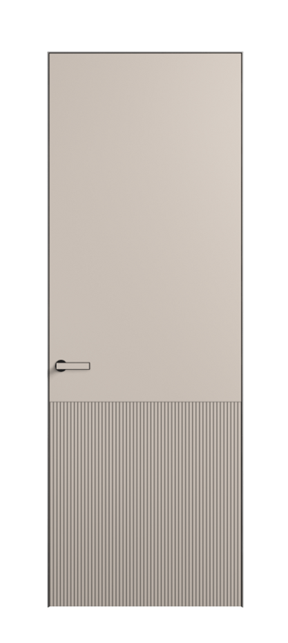 Дверь межкомнатная Velvet 8204 Матовый светло-бежевый. Скрытый короб Черный Цена 66030 . Фабрика дверей Волховец 8 (800) 551 43 19 Межкомнатная дверь Velvet 8204 Матовый светло-бежевый. Цена 66030 | Volhovec