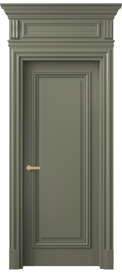 Межкомнатная дверь Антик 7301 Матовый оливковый тёмный Цена 180520  | Volhovec