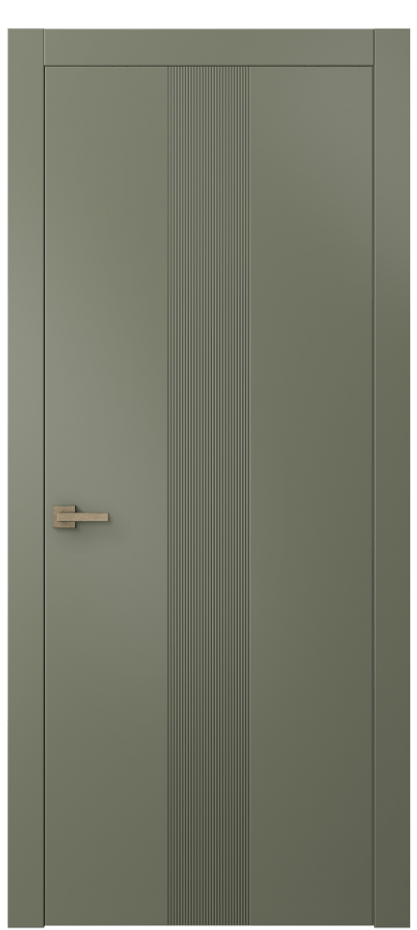 Межкомнатная дверь Linea 8042 Матовый оливковый тёмный  Цена 54560 ₽ | Volhovec