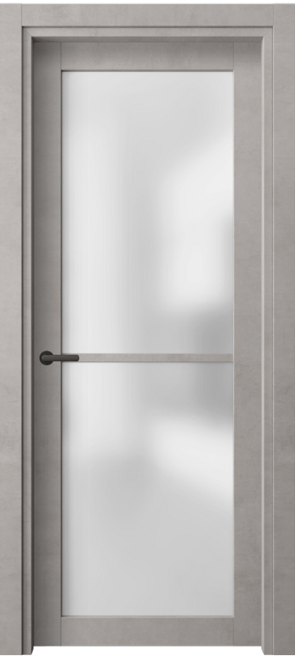 Межкомнатная дверь Нео 2108 Леон серебро Сатинированное стекло Цена 48950 ₽ | Volhovec