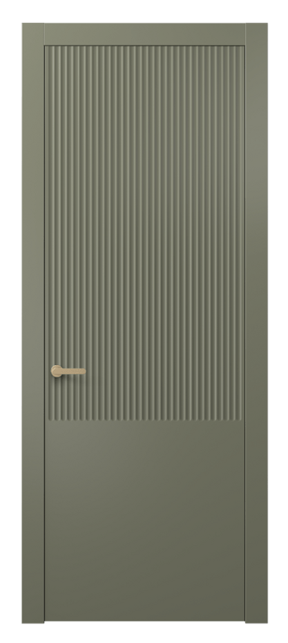 Межкомнатная дверь Alba 8646 Матовый оливковый тёмный  Цена 45930 ₽ | Volhovec
