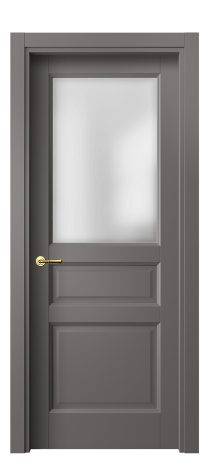 Межкомнатная дверь Galant 1432 Матовый классический серый Сатинированное стекло Цена 41919 ₽ | Volhovec