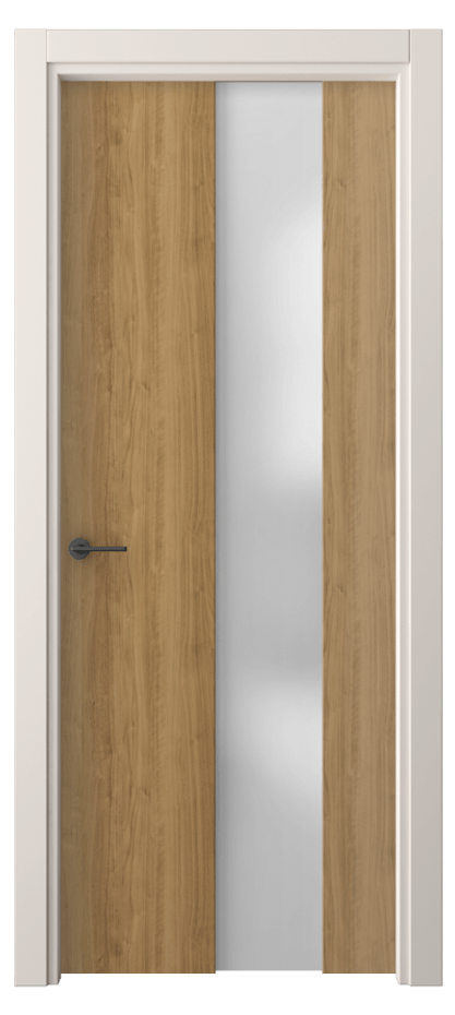 Межкомнатная дверь Freedom 4226 Грецкий орех Сатинированное стекло Цена 32639 ₽ | Volhovec