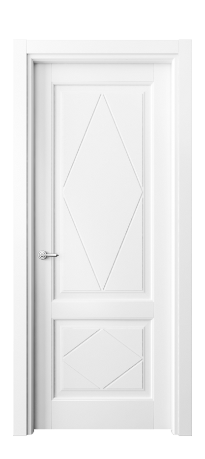 Межкомнатная дверь Тоскана Ромбо 6343 Матовый белоснежный  Цена 112970 ₽ | Volhovec