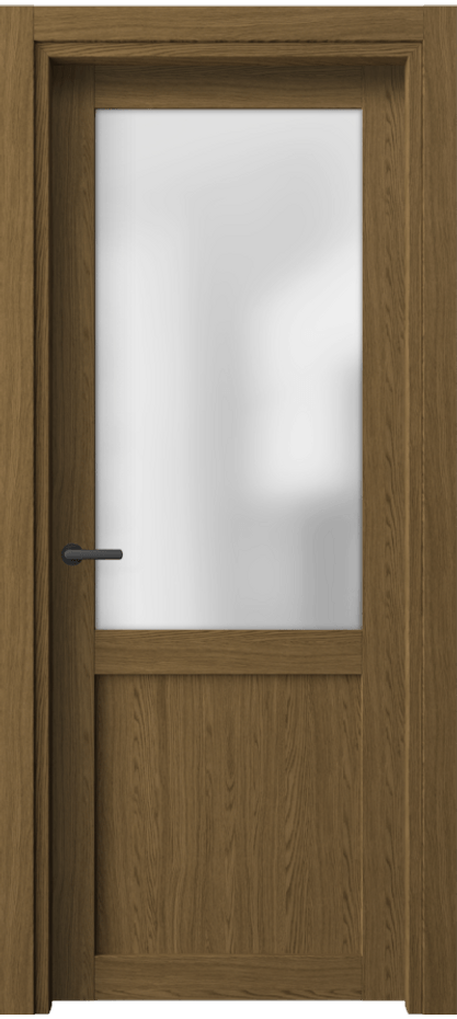 Межкомнатная дверь Нео 2122 Торфяной дуб Сатинированное стекло Цена 30520 ₽ | Volhovec