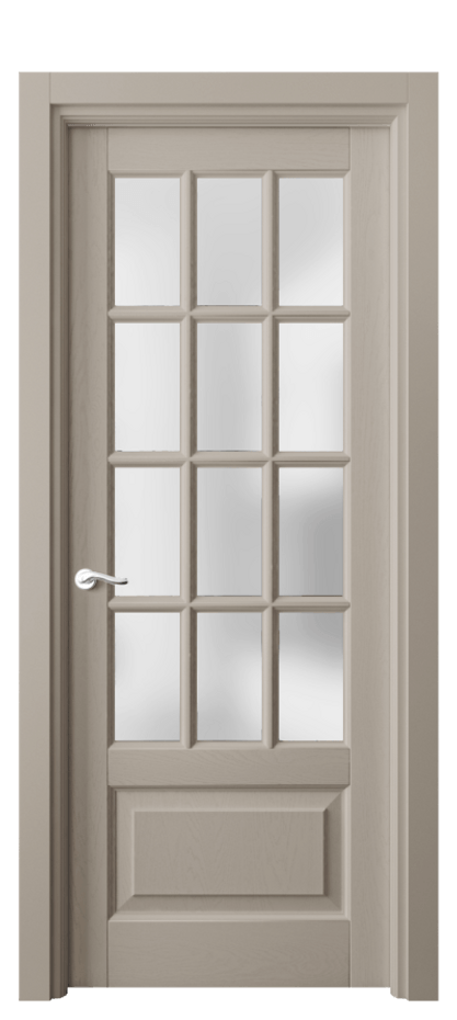 Межкомнатная дверь Лигнум 0728 Дуб бисквитный Сатинированное стекло Цена 173140 ₽ | Volhovec