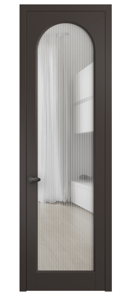 Дверь межкомнатная Palazzo 6804 Матовый антрацит Рифлёное стекло "Moru", триплекс 0536 МАН Цена 115530 ₽ Наличники уже входят в базовый комплект. Фабрика дверей Волховец 8 (800) 551 43 19 Межкомнатная дверь Palazzo 6804 Матовый антрацит Рифлёное стекло "Moru", триплекс Цена 115530 ₽ | Volhovec