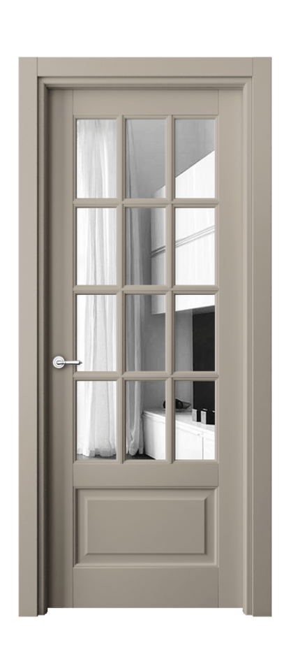 Межкомнатная дверь Toscana Grigliato 6313 Бук бисквитный Двустороннее зеркало, триплекс Цена 97330 ₽ | Volhovec