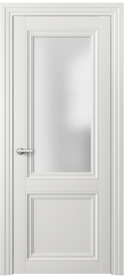 Межкомнатная дверь Центро 2524 Матовый серый Сатинированное стекло Цена 68420 ₽ | Volhovec