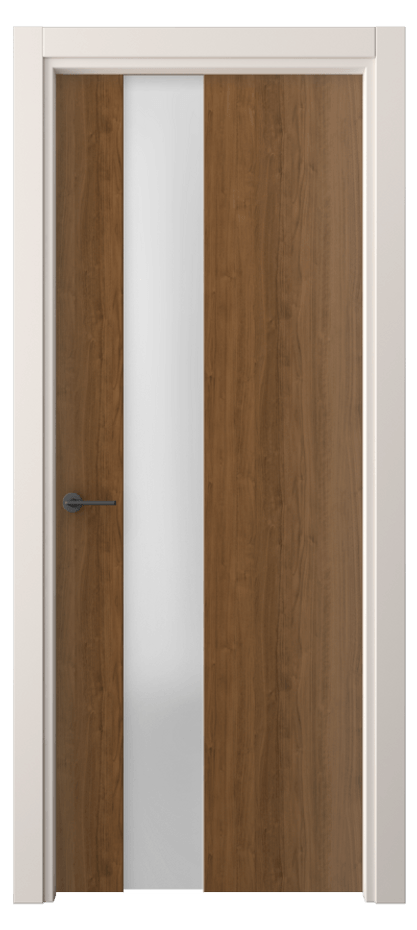 Межкомнатная дверь Freedom 4224 Лесной орех Сатинированное стекло Цена 35900 ₽ | Volhovec