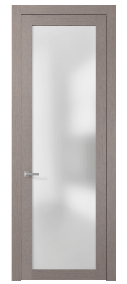 Межкомнатная дверь Planum 2102 Дуб дымчатый Сатинированное стекло. Цена 64680 #CURRENCY# | Volhovec