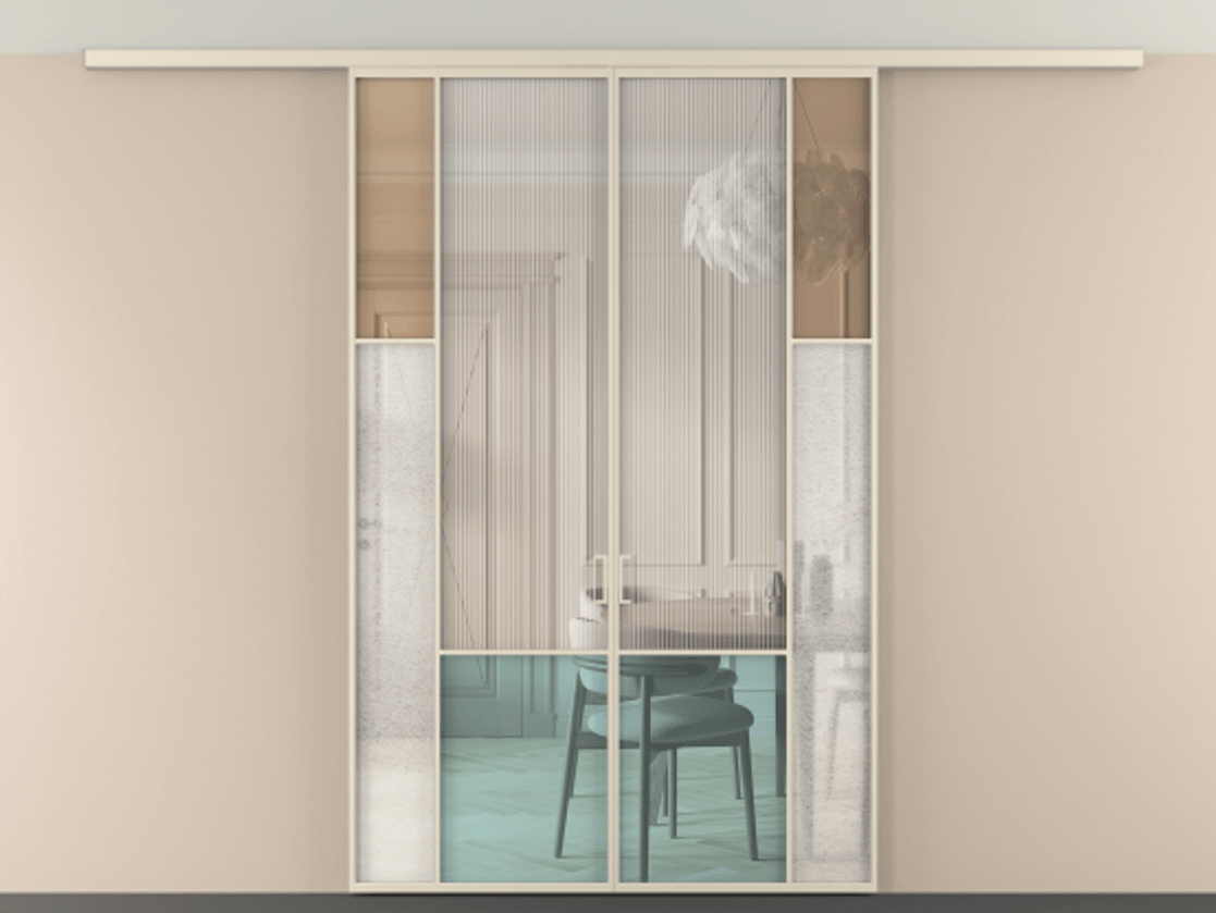 Перегородка Mosaic вдоль стены на потолок 2 створки АЛПР 041.12 Алюминий бежево-серый Комбинация стекол Группы 1 и Группы 3. Цена 302480 ₽ . Фабрика дверей Волховец 8 (800) 551 43 19 Перегородка Mosaic вдоль стены на потолок 2 створки АЛПР 041.12 Алюминий бежево-серый Комбинация стекол Группы 1 и Группы 3 Цена 302480 ₽ | Volhovec