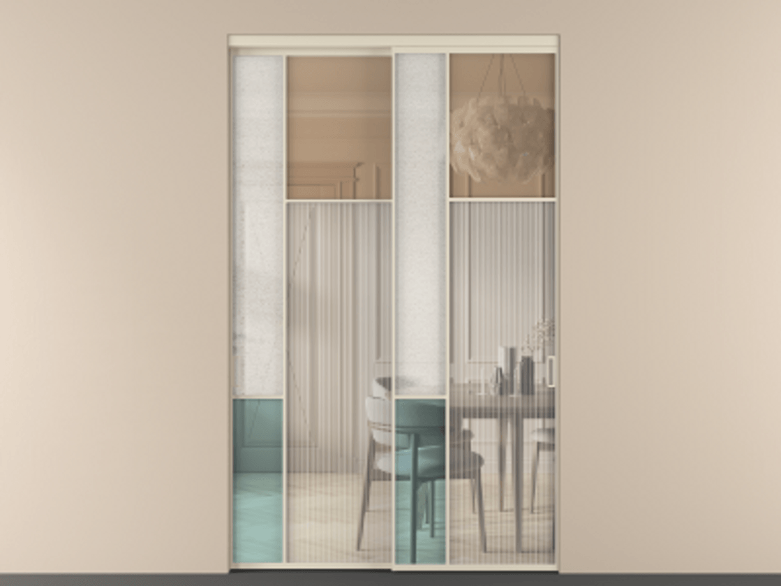 Перегородка Mosaic внутри проёма 2 створки АЛПР 041.11 Алюминий бежево-серый Комбинация стекол Группы 1 и Группы 3. Цена 556780 ₽ . Фабрика дверей Волховец 8 (800) 551 43 19 Перегородка Mosaic внутри проёма 2 створки АЛПР 041.11 Алюминий бежево-серый Комбинация стекол Группы 1 и Группы 3 Цена 556780 ₽ | Volhovec