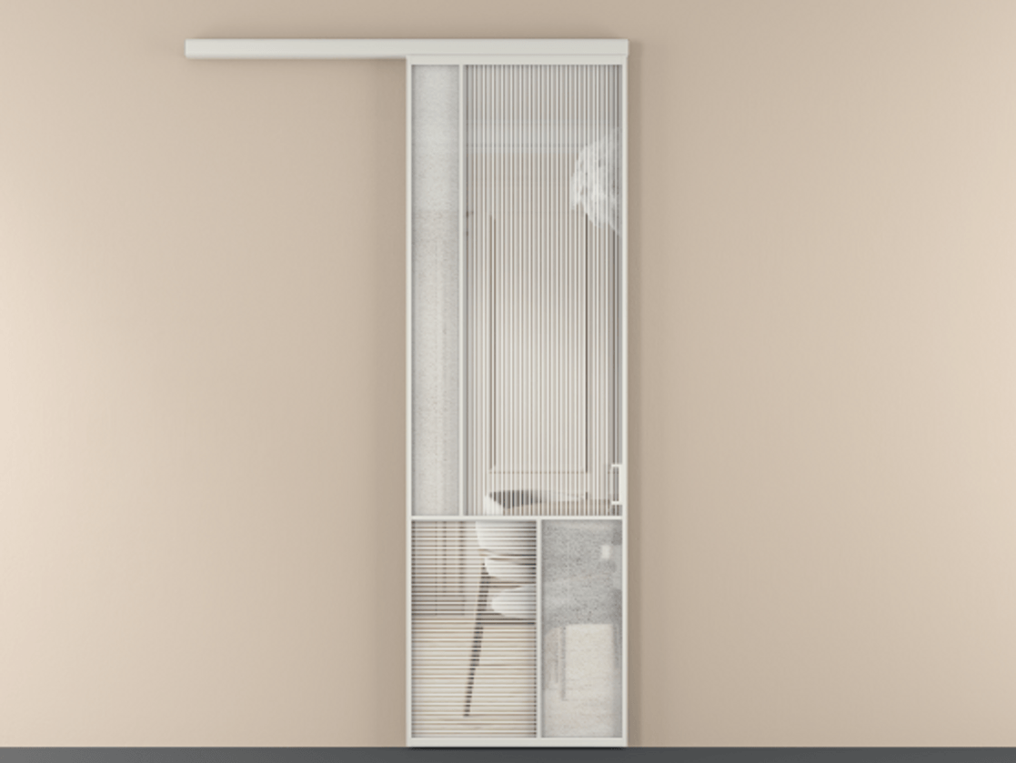 Перегородка Mosaic вдоль стены одностворчатая #VENDORCODE# #FURNISH# #GLASS# Цена #PRICE# #CURRENCY# | Volhovec