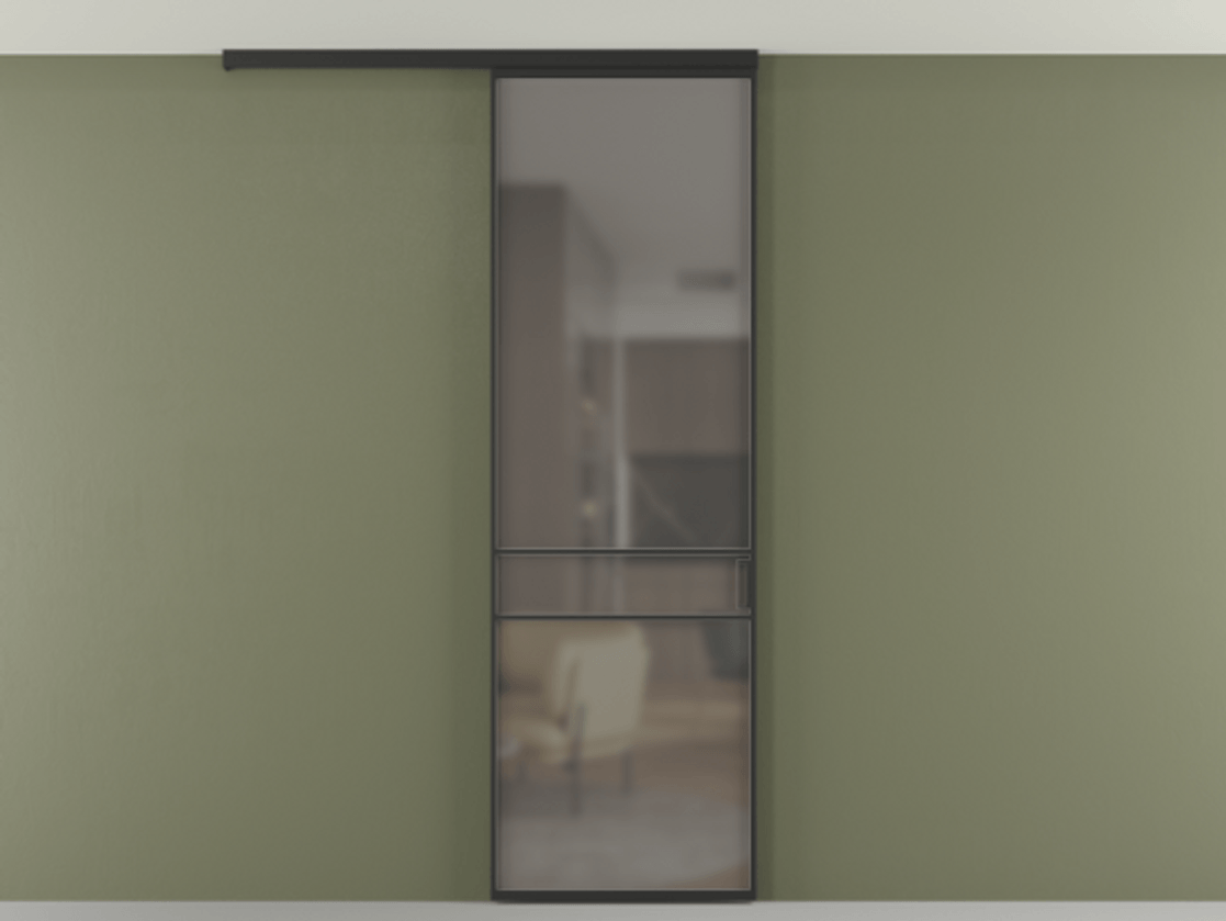 Перегородка Formato вдоль стены на потолок одностворчатая АЛПР 040.02 Алюминий Черный Сатинированное серое стекло, триплекс. Скрытый короб ЧЕР Цена 119170 ₽ 1. Полотно 2 шт. (800/2100 мм)
2. Комплект установки раздвижной системы
3. Базовый комплект фурнитуры
4.Ручка RONDO
. Фабрика дверей Волховец 8 (800) 551 43 19 Перегородка Formato вдоль стены на потолок одностворчатая АЛПР 040.02 Алюминий Черный Сатинированное серое стекло, триплекс Цена 119170 ₽ | Volhovec