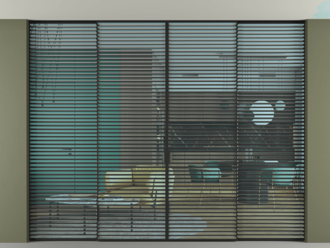 Перегородка Formato внутри проёма скрытое крепление в потолок 4 створки АЛПР 040.07 Алюминий Черный Прозрачное голубое стекло, триплекс. Скрытый короб ЧЕР Цена 850080 ₽ 1. Полотно 4 шт. (800/2100 мм)
2. Комплект установки раздвижной системы
3. Базовый комплект фурнитуры
4.Ручка RONDO. Фабрика дверей Волховец 8 (800) 551 43 19 Перегородка Formato внутри проёма скрытое крепление в потолок 4 створки АЛПР 040.07 Алюминий Черный Прозрачное голубое стекло, триплекс Цена 850080 ₽ | Volhovec