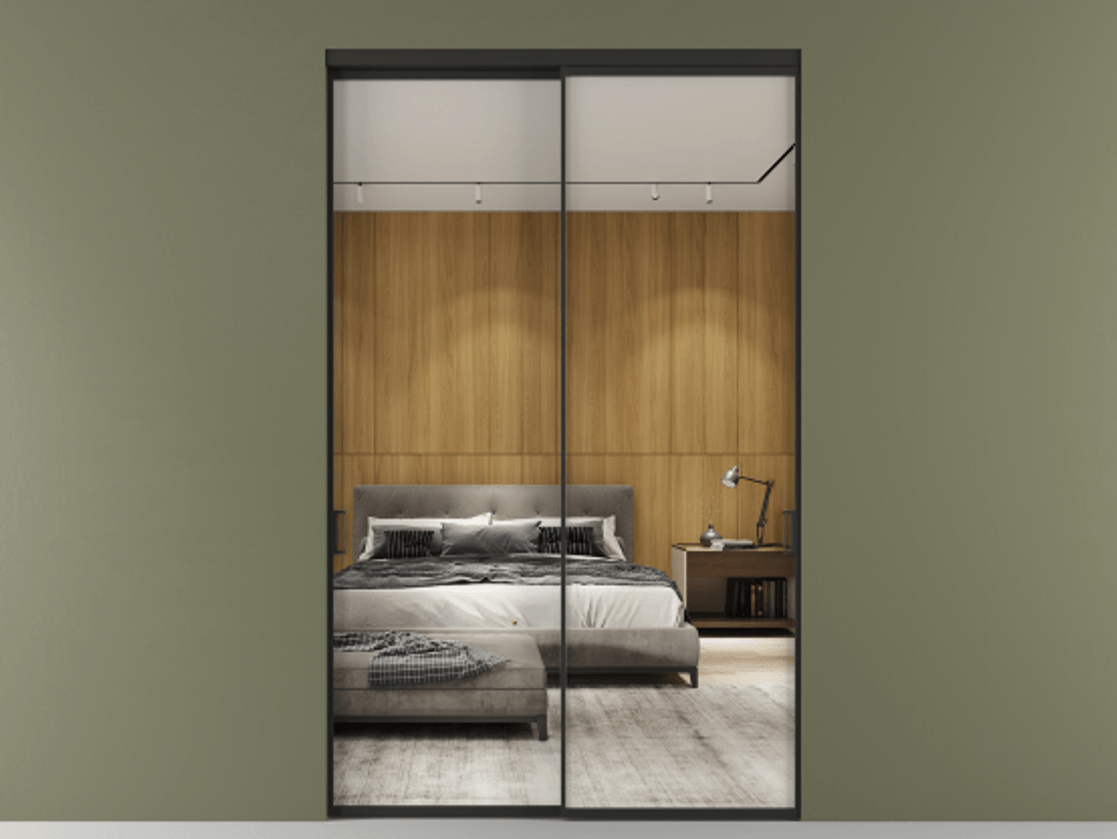 Перегородка Formato внутри проёма двустворчатая АЛПР 040.01 Алюминий Черный Двустороннее зеркало, триплекс 6 мм, триплекс 6 мм. Скрытый короб ЧЕР Цена 197560 ₽ 1. Полотно 2 шт. (800/2100 мм)
2. Комплект установки раздвижной системы
3. Базовый комплект фурнитуры
4.Ручка RONDO. Фабрика дверей Волховец 8 (800) 551 43 19 Перегородка Formato внутри проёма двустворчатая АЛПР 040.01 Алюминий Черный Двустороннее зеркало, триплекс 6 мм, триплекс 6 мм Цена 197560 ₽ | Volhovec