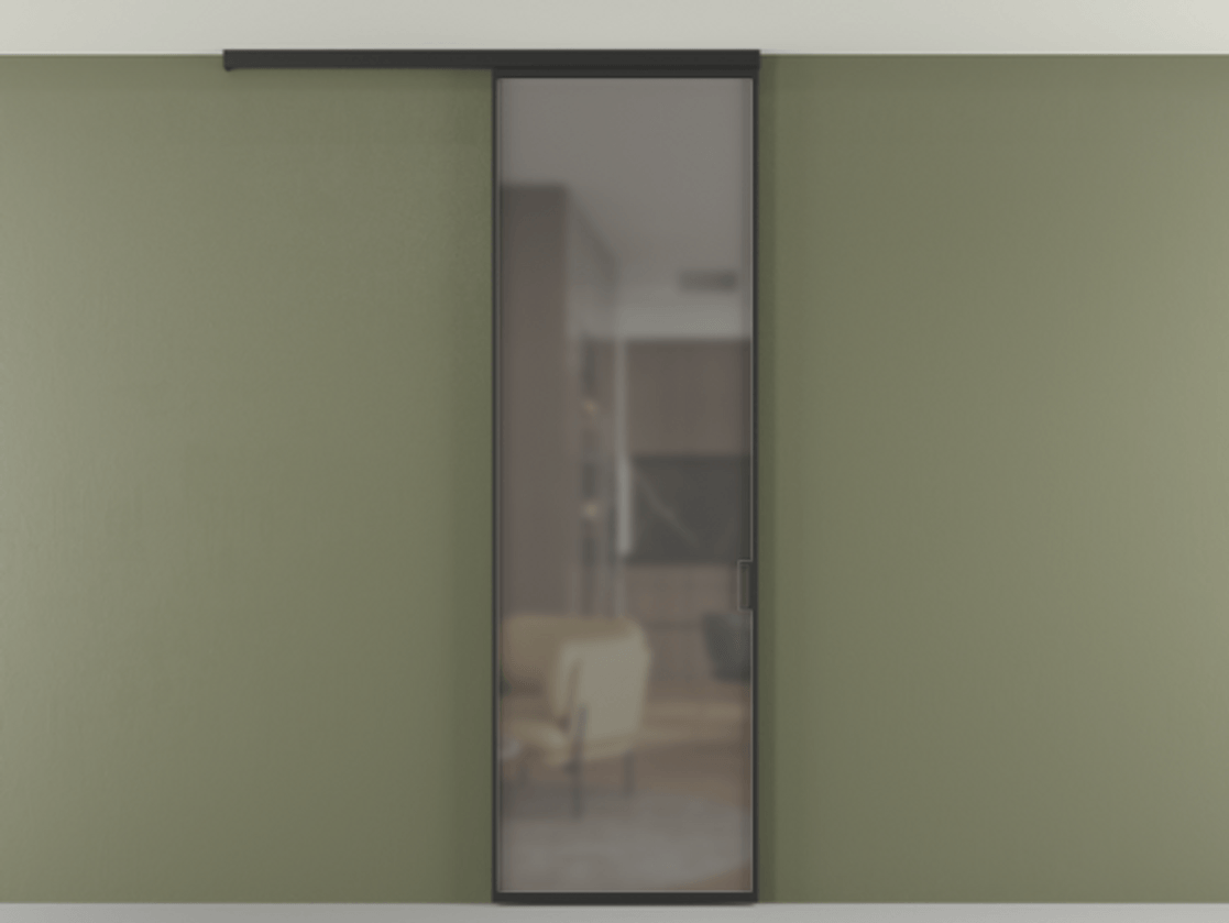 Перегородка Formato вдоль стены на потолок одностворчатая АЛПР 040.01 Алюминий Черный Сатинированное серое стекло, триплекс. Скрытый короб ЧЕР Цена 113250 ₽ 1. Полотно 2 шт. (800/2100 мм)
2. Комплект установки раздвижной системы
3. Базовый комплект фурнитуры
4.Ручка RONDO
. Фабрика дверей Волховец 8 (800) 551 43 19 Перегородка Formato вдоль стены на потолок одностворчатая АЛПР 040.01 Алюминий Черный Сатинированное серое стекло, триплекс Цена 113250 ₽ | Volhovec