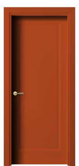 Дверь межкомнатная 1401 Красно-оранжевый RAL 2001. Цвет RAL Красно-оранжевый RAL 2001. Материал Гладкая эмаль. Коллекция Galant. Картинка.