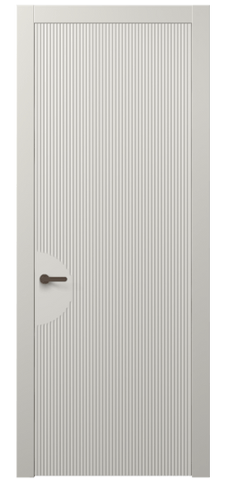 Дверь межкомнатная 8624 МТСР. Цвет Матовый тёплый серый. Материал Гладкая эмаль. Коллекция Dune. Картинка.