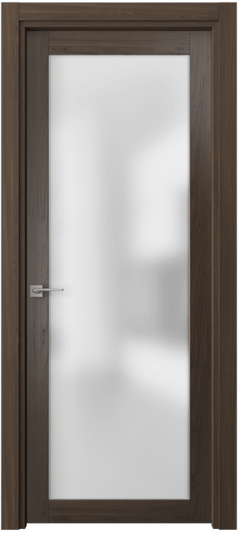 Дверь межкомнатная 2102q ШОЯ САТ. Цвет Шоколадный ясень. Материал Ciplex ламинатин. Коллекция Quadro. Картинка.