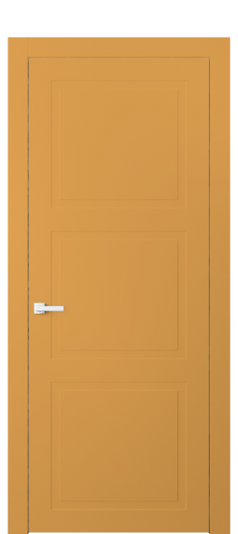 Дверь межкомнатная 8003 Пастельно-жёлтый RAL 1034. Цвет RAL Пастельно-жёлтый RAL 1034. Материал Гладкая эмаль. Коллекция Neo Classic. Картинка.