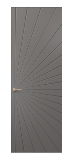 Дверь межкомнатная АКП 8649 МКЛС. Цвет Матовый классический серый. Материал Гладкая эмаль. Коллекция Alba. Картинка.