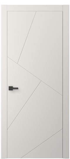 Дверь межкомнатная АКП 8058 МПБЛ. Цвет Матовый пудровый белый. Материал Гладкая эмаль. Коллекция Linea. Картинка.