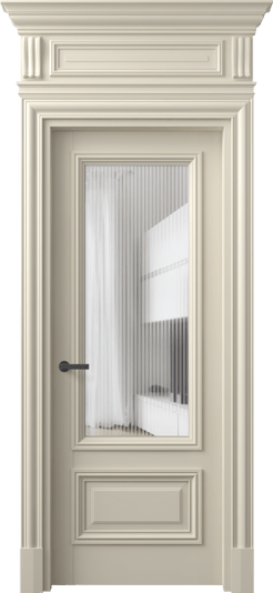 Дверь межкомнатная 7306 МБСР MORU. Цвет Матовый бежево-серый. Материал Гладкая эмаль. Коллекция Антик. Картинка.