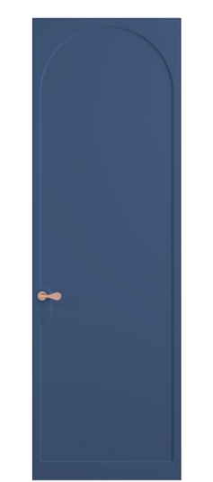 Дверь межкомнатная 7503 Отдалённо-синий RAL 5023. Цвет RAL Отдалённо-синий RAL 5023. Материал Гладкая эмаль. Коллекция Softform. Картинка.