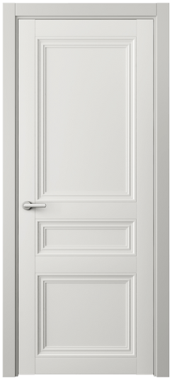 Дверь межкомнатная 2537 МСР. Цвет Матовый серый. Материал Гладкая эмаль. Коллекция Centro. Картинка.