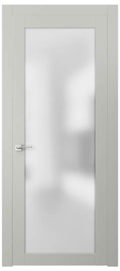Дверь межкомнатная 2102q МСР САТ. Цвет Матовый серый. Материал Гладкая эмаль. Коллекция Quadro. Картинка.