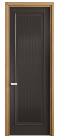 Дверь межкомнатная 6711 БАН. Цвет Бук антрацит. Материал Массив бука эмаль. Коллекция Charm. Картинка.