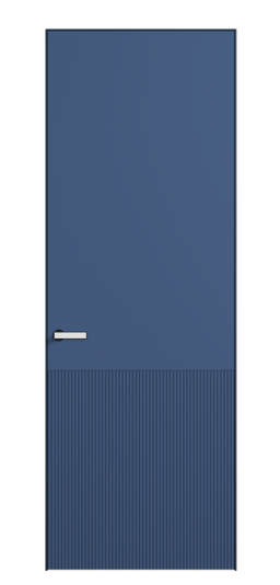 Дверь межкомнатная 8204 Отдалённо-синий RAL 5023. Цвет RAL Отдалённо-синий RAL 5023. Материал Гладкая эмаль. Коллекция Velvet. Картинка.