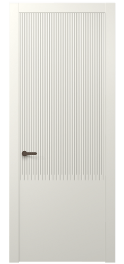 Дверь межкомнатная АКП 8627 МЖМ. Цвет Матовый жемчужный. Материал Гладкая эмаль. Коллекция Dune. Картинка.