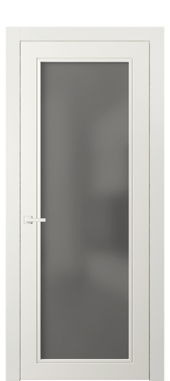 Дверь межкомнатная 8000 МЖМ СЕР САТ. Цвет Матовый жемчужный. Материал Гладкая эмаль. Коллекция Neo Classic. Картинка.