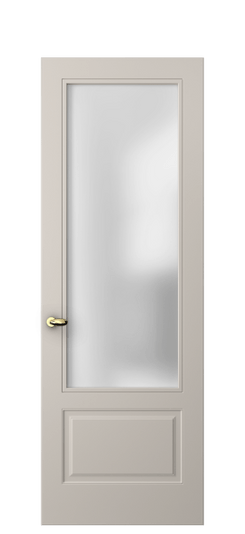 Дверь межкомнатная 8542 МСБЖ САТ. Цвет Матовый светло-бежевый. Материал Гладкая эмаль. Коллекция Эссе. Картинка.