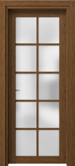 Дверь межкомнатная 2106 ЛОР САТ. Цвет Лесной орех. Материал Ламинатин. Коллекция Neo1. Картинка.
