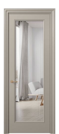 Межкомнатная дверь 8400 МБСК Двустороннее зеркало с гравировкой. Цвет Матовый бисквитный. Материал Гладкая эмаль. Коллекция Mascot. Фото. Дверь межкомнатная 8400 МБСК Двустороннее зеркало с гравировкой. Цвет Матовый бисквитный. Материал Гладкая эмаль. Коллекция Mascot. Картинка.
