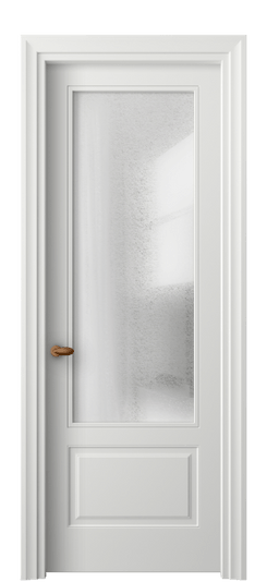 Дверь межкомнатная 8542 МССР LED. Цвет Матовый светло-серый. Материал Гладкая эмаль. Коллекция Esse. Картинка.