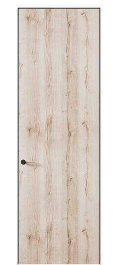 Дверь межкомнатная 0010 АКП СРТ. Цвет Светлый рустик. Материал HPL. Коллекция Planum Pro. Картинка.