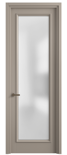 Дверь межкомнатная 6702 МБСК САТ. Цвет Матовый бисквитный. Материал Гладкая эмаль. Коллекция Шарм. Картинка.