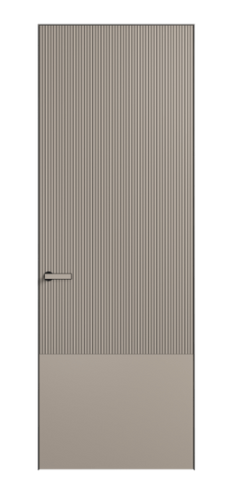 Дверь межкомнатная 8203 МБСК. Цвет Матовый бисквитный. Материал Гладкая эмаль. Коллекция Velvet. Картинка.